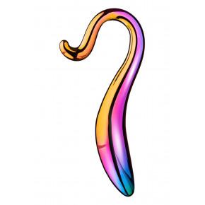 Dream toys | Изогнутый стеклянный фаллоимитатор Dream Toys Glamour Glass, разноцветный. Ціна: 1799 грн