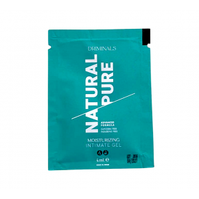 Driminals | Пробник/Лубрикант на водной основе Driminals Natural Pure для чувствительной кожи, 4 мл. Цена: 35 грн