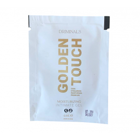 Driminals | Пробник/Лубрикант на водной основе Driminals Golden Touch с чиа и гиалуроновой кислотой, 4 мл. Цена: 35 грн