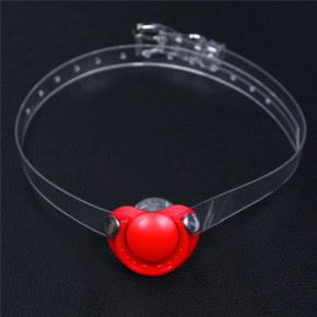 DS Fetish | Кляпсоска Silicone Strap, Red. Ціна: 370 грн
