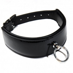 DS Fetish | Нашийник Leather Lackered, Black. Ціна: 815 грн