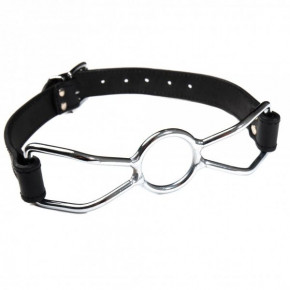 DS Fetish | Кляпкольцо Leather, Black. Ціна: 977 грн