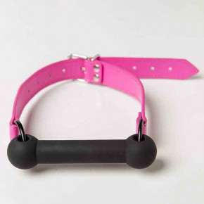DS Fetish | Кляп Silicone Luxury Fetish, Pink & Black. Ціна: 550 грн