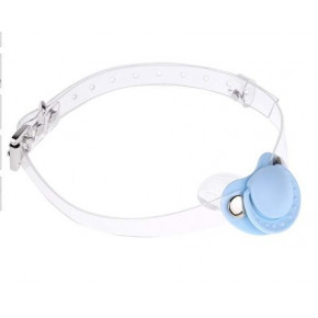 DS Fetish | Кляпсоска Silicone Strap, Blue. Ціна: 370 грн