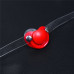DS Fetish | Кляп-соска Silicone Strap, Red. Цена 370 грн. Фото: 2