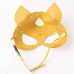 DS Fetish | Маска-Кошка Leather, Gold. Цена 1 680 грн. Фото: 3