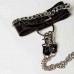 DS Fetish | Набор ошейник+наручники Silver With Chain. Цена 2 749 грн. Фото: 4