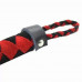 DS Fetish | Флоггер DS Fetish Leather flogger M червоно-чорний ромб 38см. Ціна 930 грн. Фото: 1