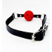 DS Fetish | Кляп Ds Fetish Ball gag plastic red/black. Ціна 275 грн. Фото: 1