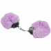 DS Fetish | Наручники металл с мехом Plush handcuffs, фиолетовые. Цена 595 грн. Фото: 1