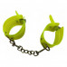 DS Fetish | Наручники с цепочкой, полупрозрачные, DS Fetish Handcuffs салатовые. Цена 360 грн. Фото: 1