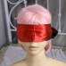 DS Fetish | Повязка на глаза сатиновая DS Fetish, 150 см х 7.5 см, красно-черная. Цена 250 грн. Фото: 1
