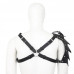 DS Fetish | Мужская портупея с объемным плечом, экокожа, черная, One Size. Цена 1 520 грн. Фото: 1