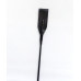 DS Fetish | Стек с серебристой вставкой на ручке 55 см Crop black L. Цена 895 грн. Фото: 1