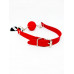 DS Fetish | Силиконовый кляп с цепочкой DS Fetish, M, красный. Цена 1 150 грн. Фото: 2