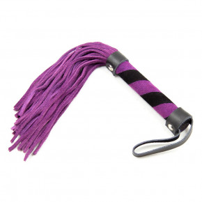 DS Fetish | Флогер замшевй DS Fetish фиолетово- черная 27 см. Цена: 550 грн