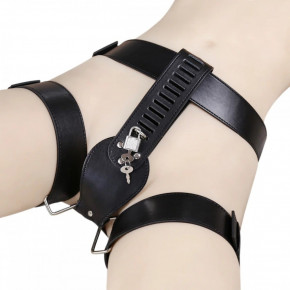 DS Fetish | Кожаный пояс верности , черный DS Fetish. Ціна: 1478 грн