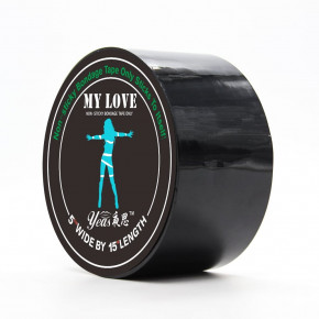 DS Fetish | Лента бондажная черная 15 м My Love. Ціна: 250 грн