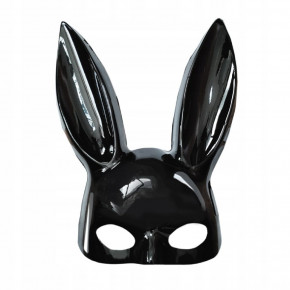 DS Fetish | Маска кролика DS Fetish Play With Me глянцевая, чёрная. Ціна: 290 грн