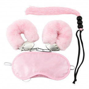 DS Fetish | Набор БДСМ DS Fetish маска, наручники, флогер мини, розовый. Цена: 995 грн