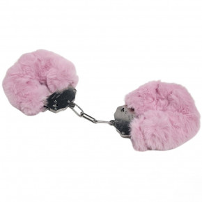DS Fetish | Наручники DS Fetish Plush handcuffs, металл с мехом, розовые. Ціна: 595 грн
