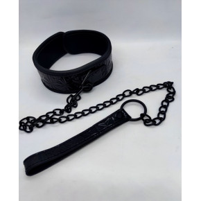 DS Fetish | Ошейник с поводком DS Fetish Collar with leash black iron. Ціна: 610 грн