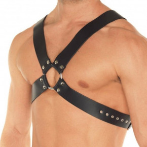 DS Fetish | Сбруя мужская крестообразная DS Fetish, экокожа, черная. Ціна: 995 грн
