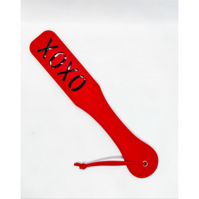 DS Fetish | Шлепалка DS Fetish XOXO Paddle round angle red. Цена: 475 грн