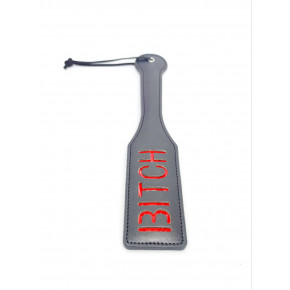 DS Fetish | Шлепалка квадратная с надписью Bitch PADDLE, черная, 31,5 см. Цена: 495 грн