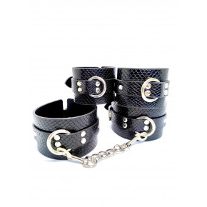 DS Fetish | Система фиксации DS Fetish Ankle and hand cuff black. Цена: 1 275 грн
