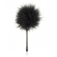 DS Fetish | Тиклер на короткой ручке, перо, черный, 20 см. Ціна 150 грн