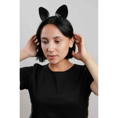 DS Fetish | Ушки кошки на обруче,кожа, черные. Ціна 450 грн DS Fetish | Ушки кошки на обруче,кожа, черные. Ціна 450 грн