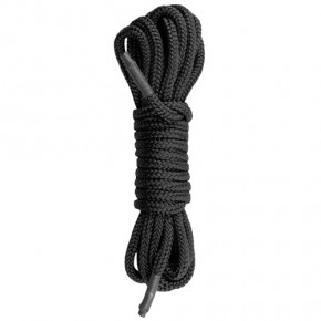 EasyToys | ET247BLK Бондажная веревка Easytoys, нейлоновая, черная, 5 м. Ціна: 575 грн