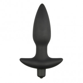 EasyToys | Анальная вибропробка Black Silicone Perineum Tickler. Цена: 1 550 грн