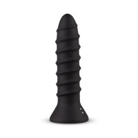 EasyToys | Вибратор анальный с рельефом, S, Screwed черный. Цена 1 515 грн