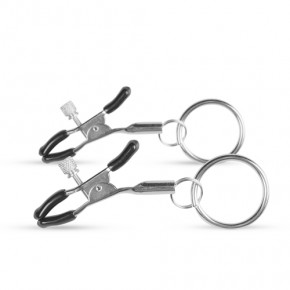 EasyToys | Зажимы на соски с колечками Easytoys, металлические, серебряные. Ціна: 550 грн