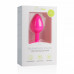 EasyToys | Анальная пробка с кристаллом Easytoys, силиконовая, розовая, 7.5 х 2.8 см.. Ціна 795 грн. Фото: 2