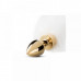 EasyToys | Анальная пробка с хвостиком, Gold White, S. Цена 1 799 грн. Фото: 1