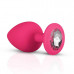 EasyToys | Набор анальных пробок Anal Diamond plug,  Pink. Цена 1 350 грн. Фото: 2