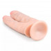 EasyToys | Двойной фаллоимитатор на присоске Easytoys, бежевый, 24.2 х 4.5 см. Ціна 2280 грн. Фото: 2