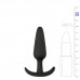 EasyToys | ET110BLK-S Анальная пробка Buttplug черная, S. Ціна 649 грн. Фото: 3
