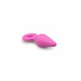 EasyToys | Анальная пробка со стоппером-кольцом Easytoys, силиконовая, розовая, 12 х 3.5 см. Ціна 585 грн. Фото: 2