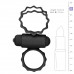 EasyToys | ET355BLK Эрекционное кольцо двойное Duo Cockring с вибро, черное. Цена 823 грн. Фото: 3