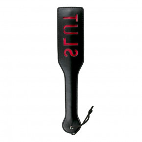 EasyToys | Паддл с надписью Slut от Easy Toys, черный с красным, 33 см. Цена: 899 грн