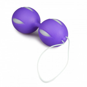 EasyToys | Вагинальные шарики со смещенным центром тяжести Easytoys, силиконовые, фиолетовые, 46 г. Ціна: 710 грн