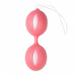 EasyToys | Вагинальные шарики со смещенным центром тяжести Easytoys, силиконовые, розовые, 46 г. Ціна: 710 грн