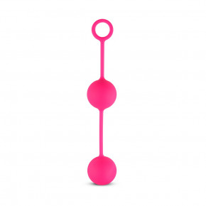 EasyToys | Вагінальні кульки зі зміщеним центром ваги Love Balls With Counterweight-Pink. Ціна: 995 грн