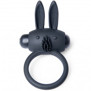 EasyToys | Вибро-эрекционное кольцо в виде кролика Easy Toys Bunny Vibe черное. Ціна: 495 грн