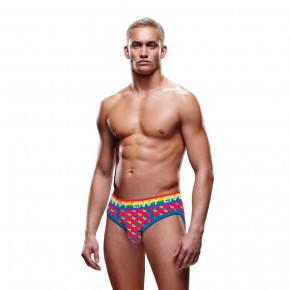 ENVY | Трусы мужские Envy Menswear Rainbow Hearts с открытыми ягодицами, разноцветные, S/M. Цена: 1 100 грн