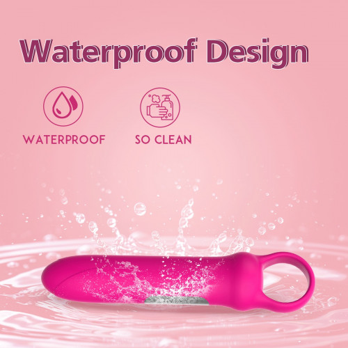 Every Night Toys | Мини-вибратор Every Night Toys Merry светло-розовый, 10 режимов вибрации. Ціна 879 грн. Фото: 3